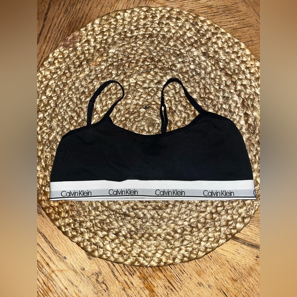 Calvin Klein Black Bralette Kids size 14/16